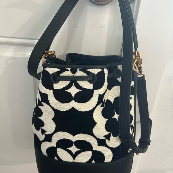 Kate Spade Monogram Flower Bucket Bag - Picture 5 of 8
